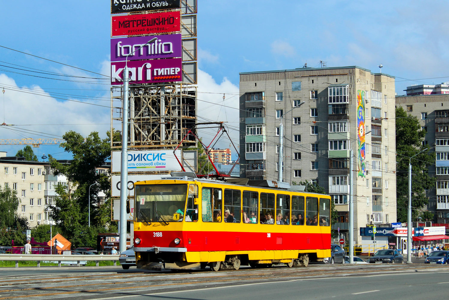 Барнаул, Tatra T6B5SU № 3188