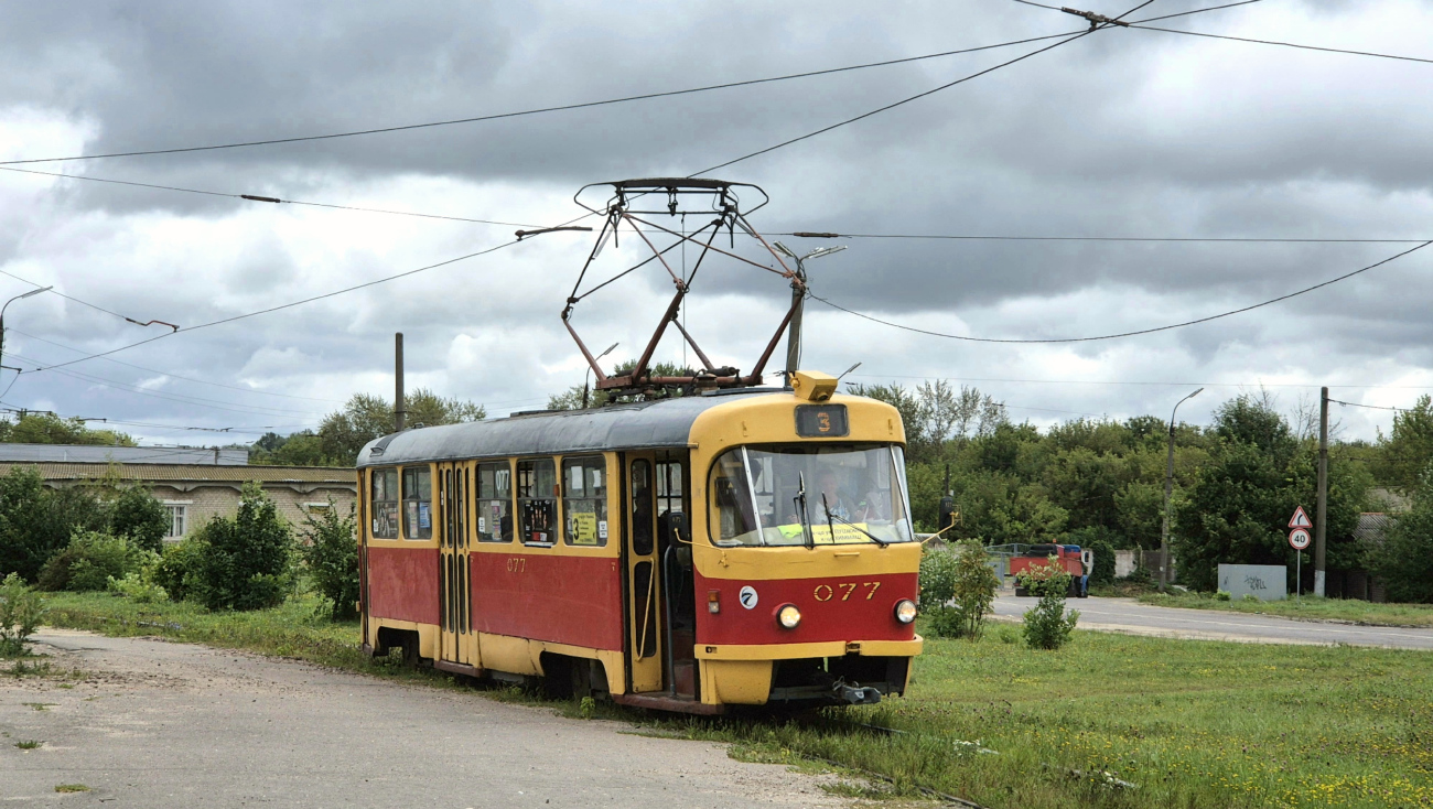 Орёл, Tatra T3SU № 077