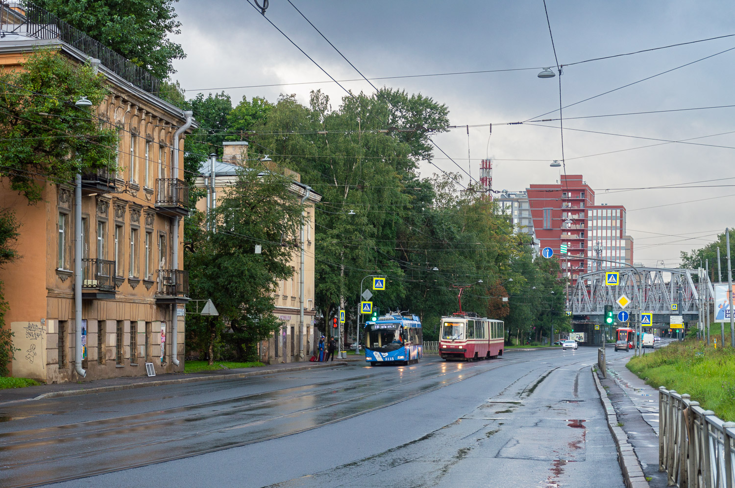 Санкт-Петербург — Троллейбусные линии и инфраструктура
