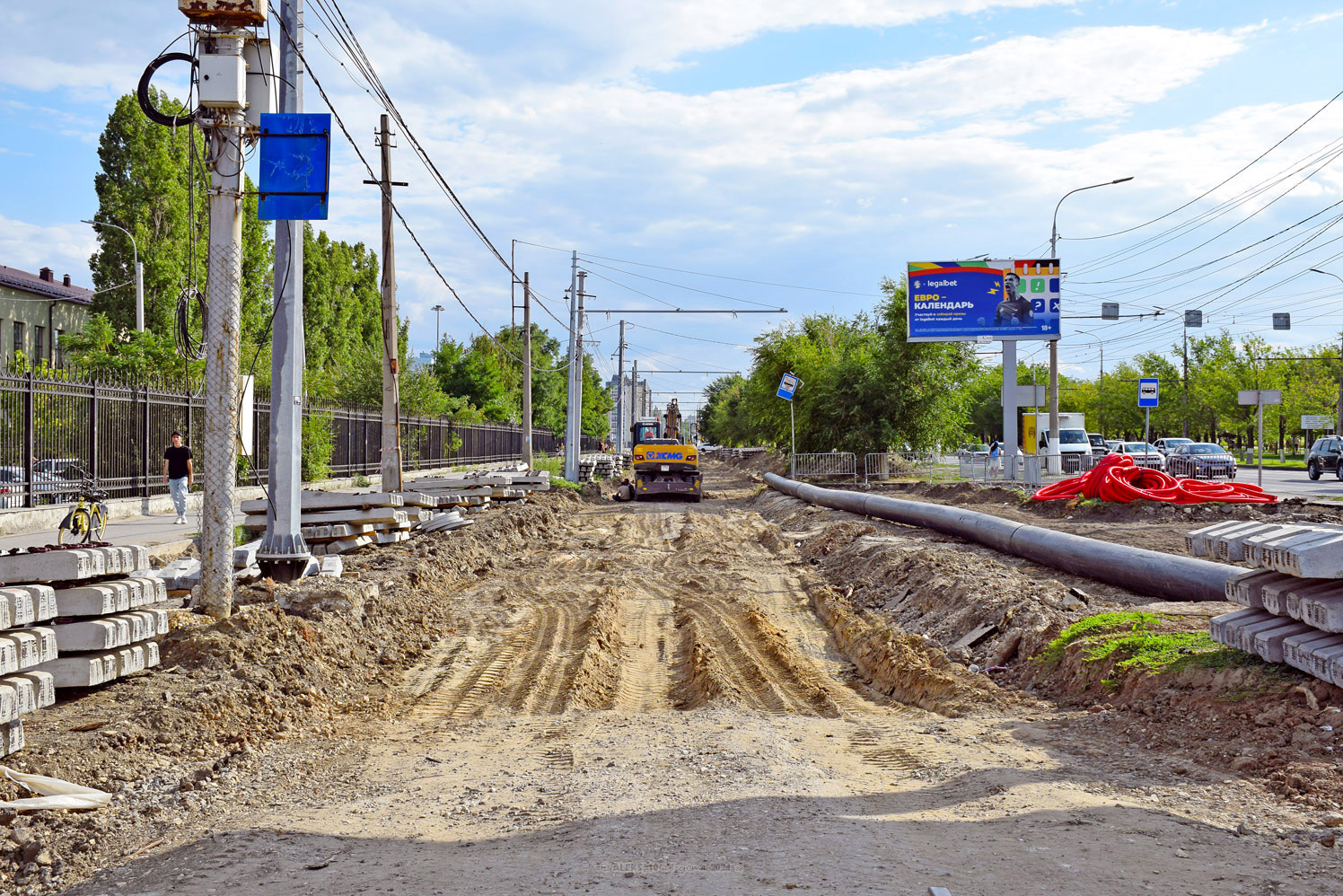 Wolgograd — Reconstructions; Wolgograd — Tram lines: [5] Fifth depot — Tram rapid transit