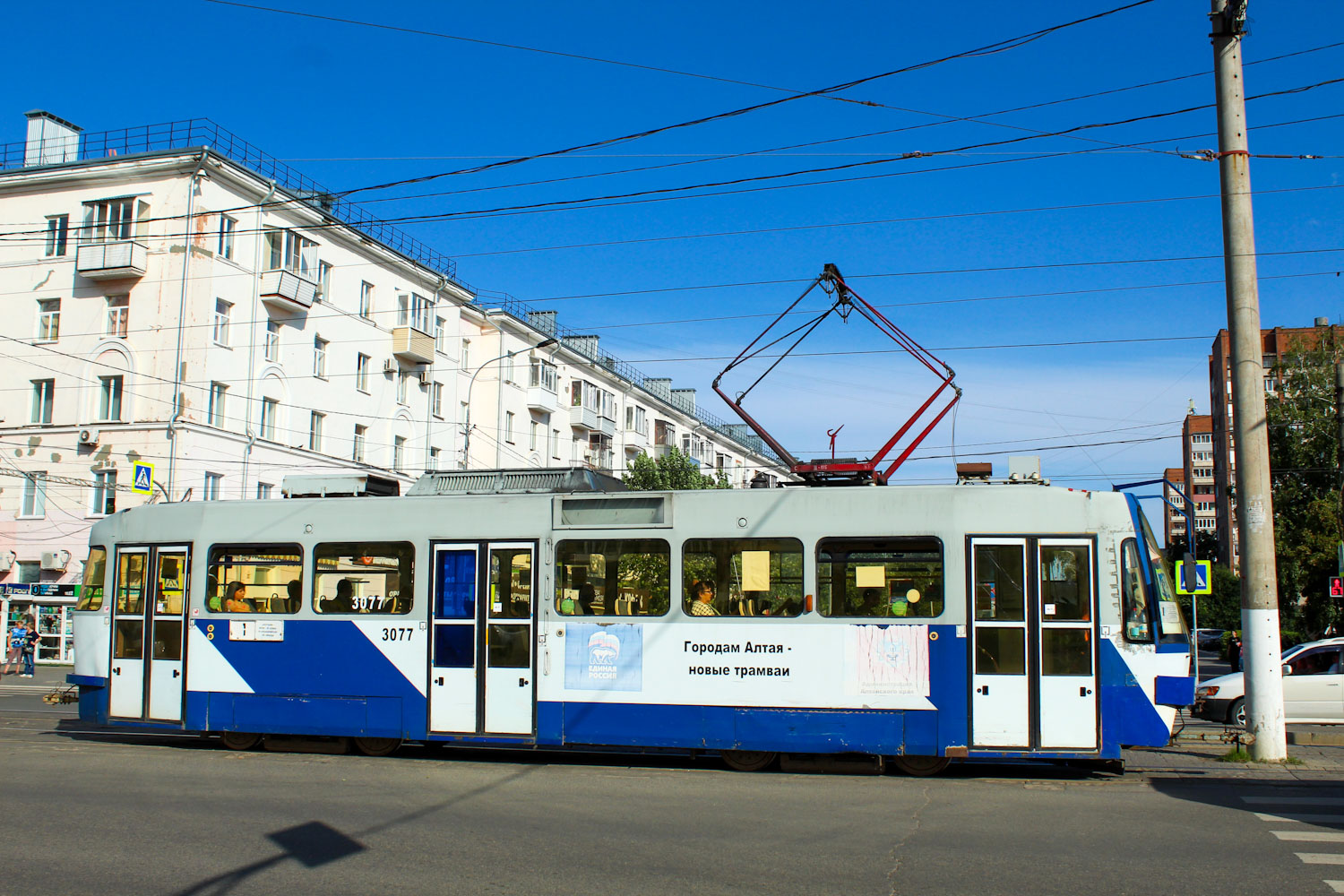Барнаул, Tatra B3DM КВР Барнаул № 3077