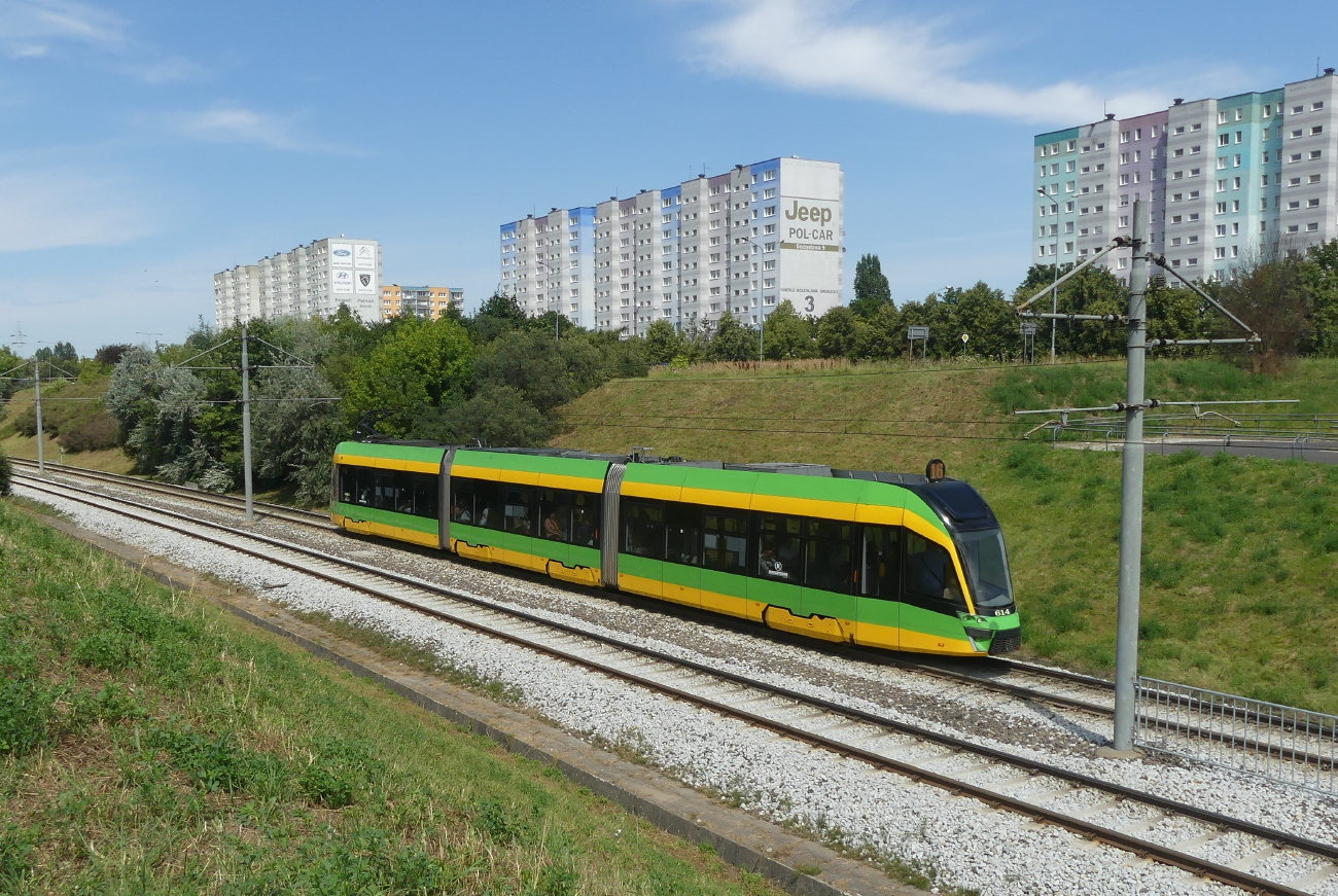 Познань, Modertrans Moderus Gamma LF 02 AC № 614 Познань, Modertrans Moderus Gamma LF 02 AC № 614