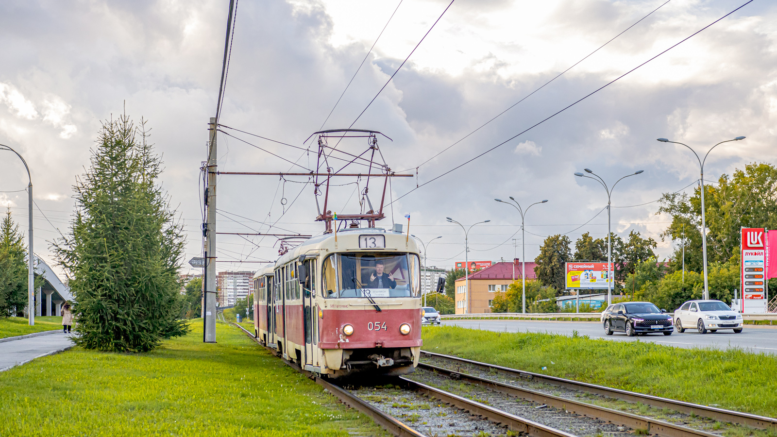 Екатеринбург, Tatra T3SU № 054