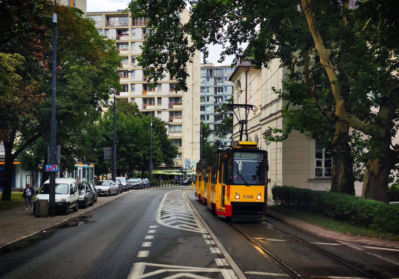 Варшава, Konstal 105Ni № 1390