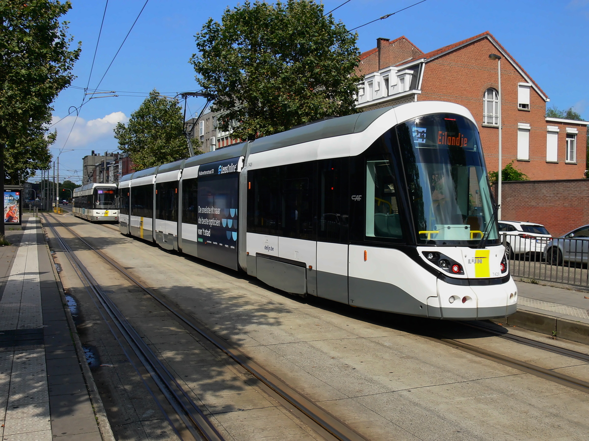 Антверпен, CAF Urbos 100 № 7429