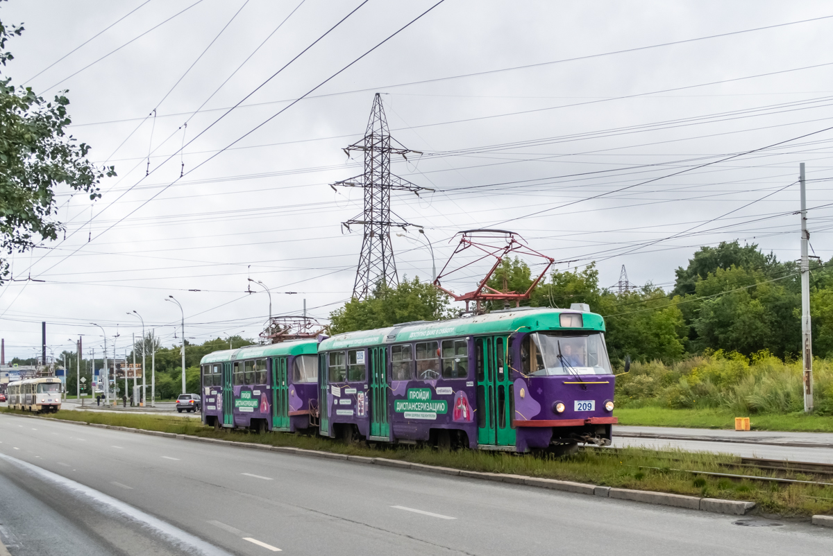 Екатеринбург, Tatra T3SU № 209