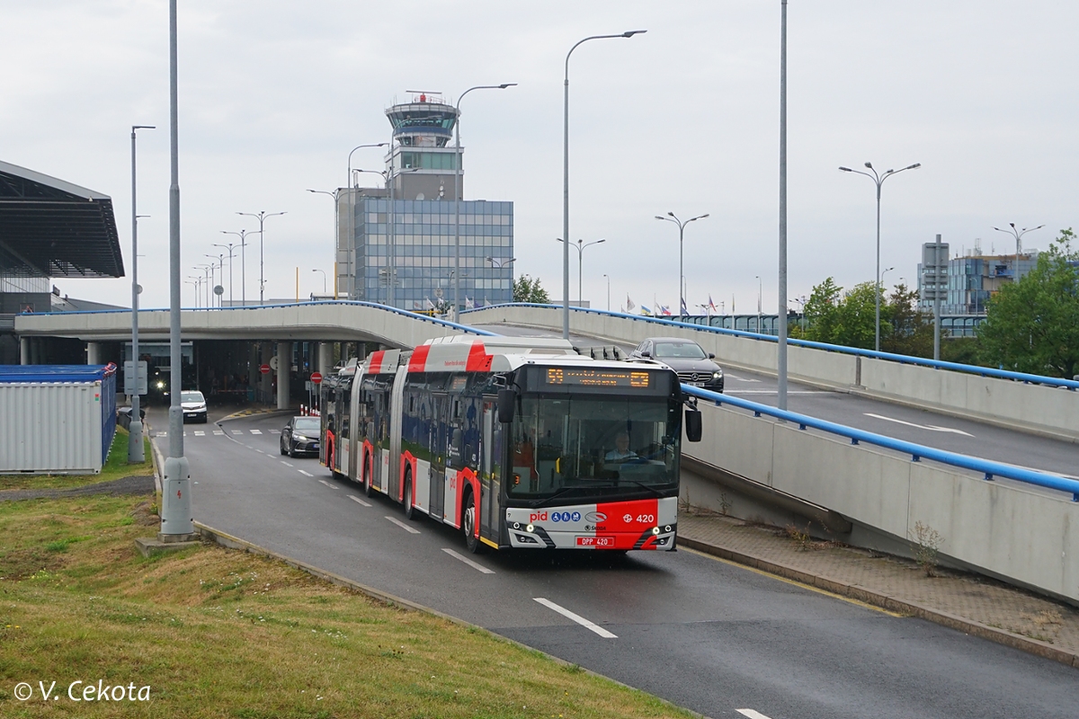 Прага, Škoda-Solaris 24m (Škoda 38Tr) № 420