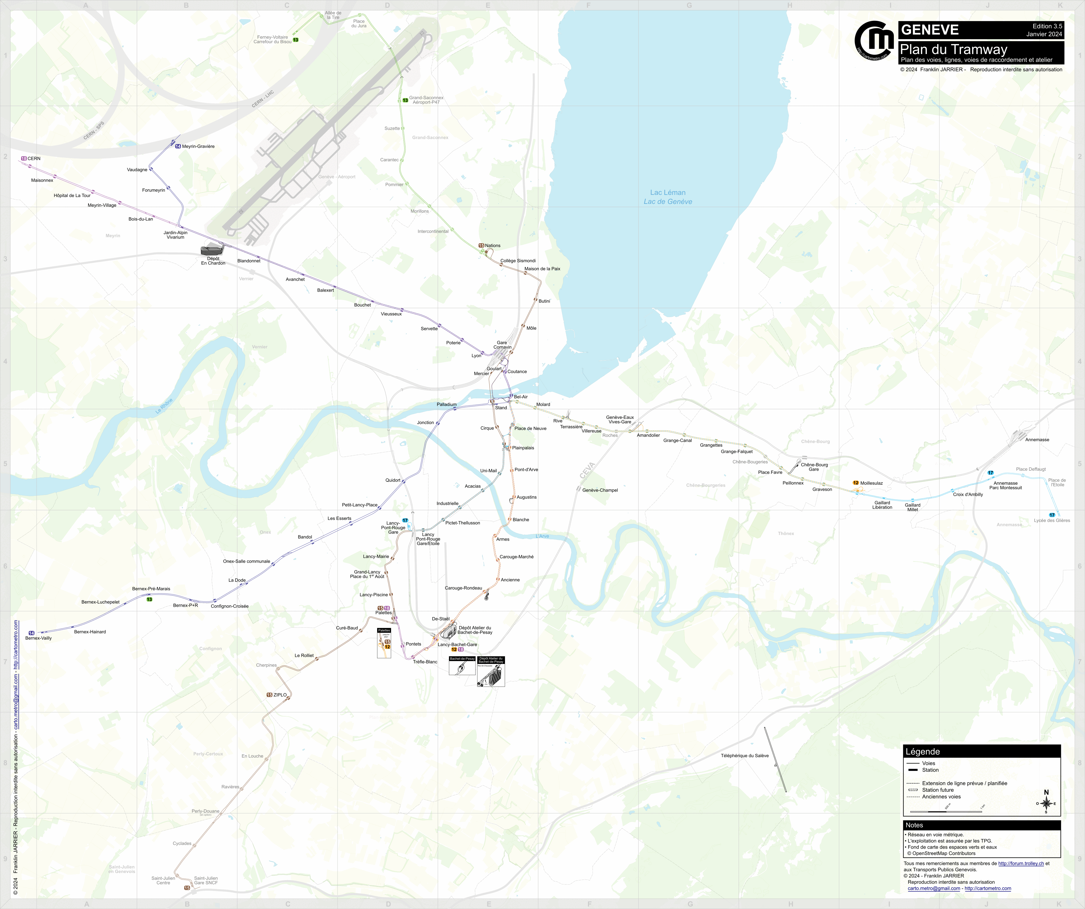 Genf — Maps