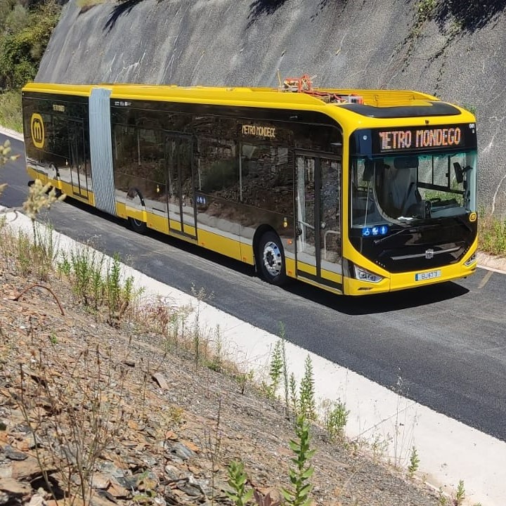 Коимбра, Zhongtong N18 (LCK6186EVG) № 001; Коимбра — Строительство Metro Mondego