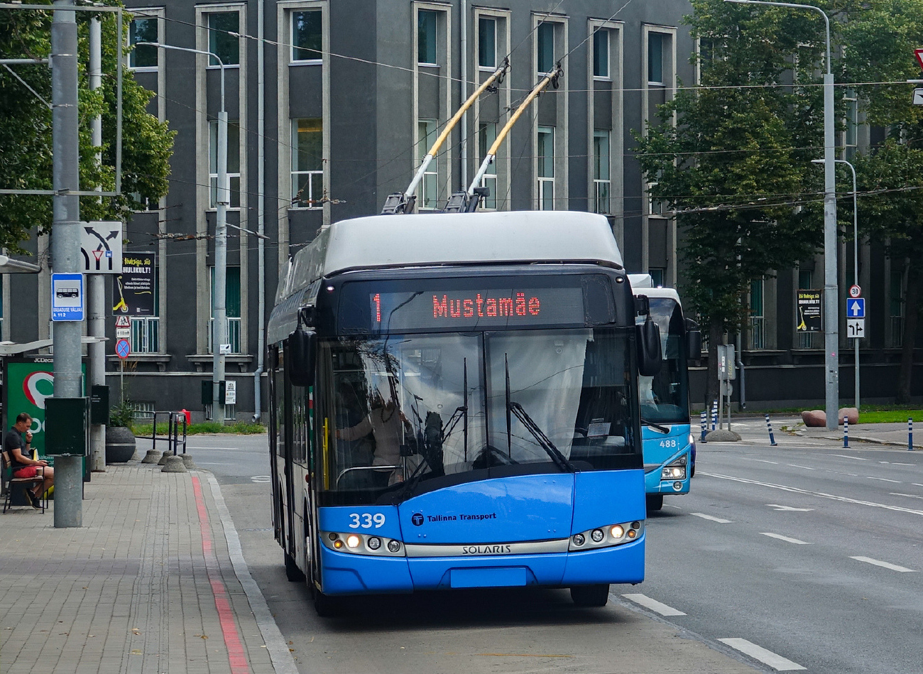 Таллин, Solaris Trollino III 12 AC № 339