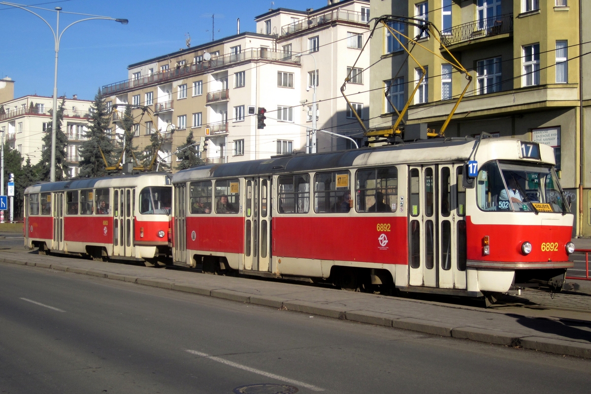 Прага, Tatra T3 № 6892