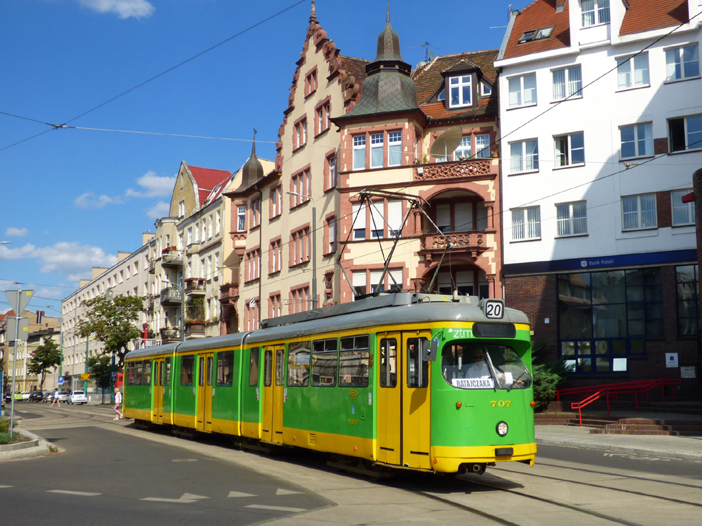 Познань, Duewag GT8 № 707