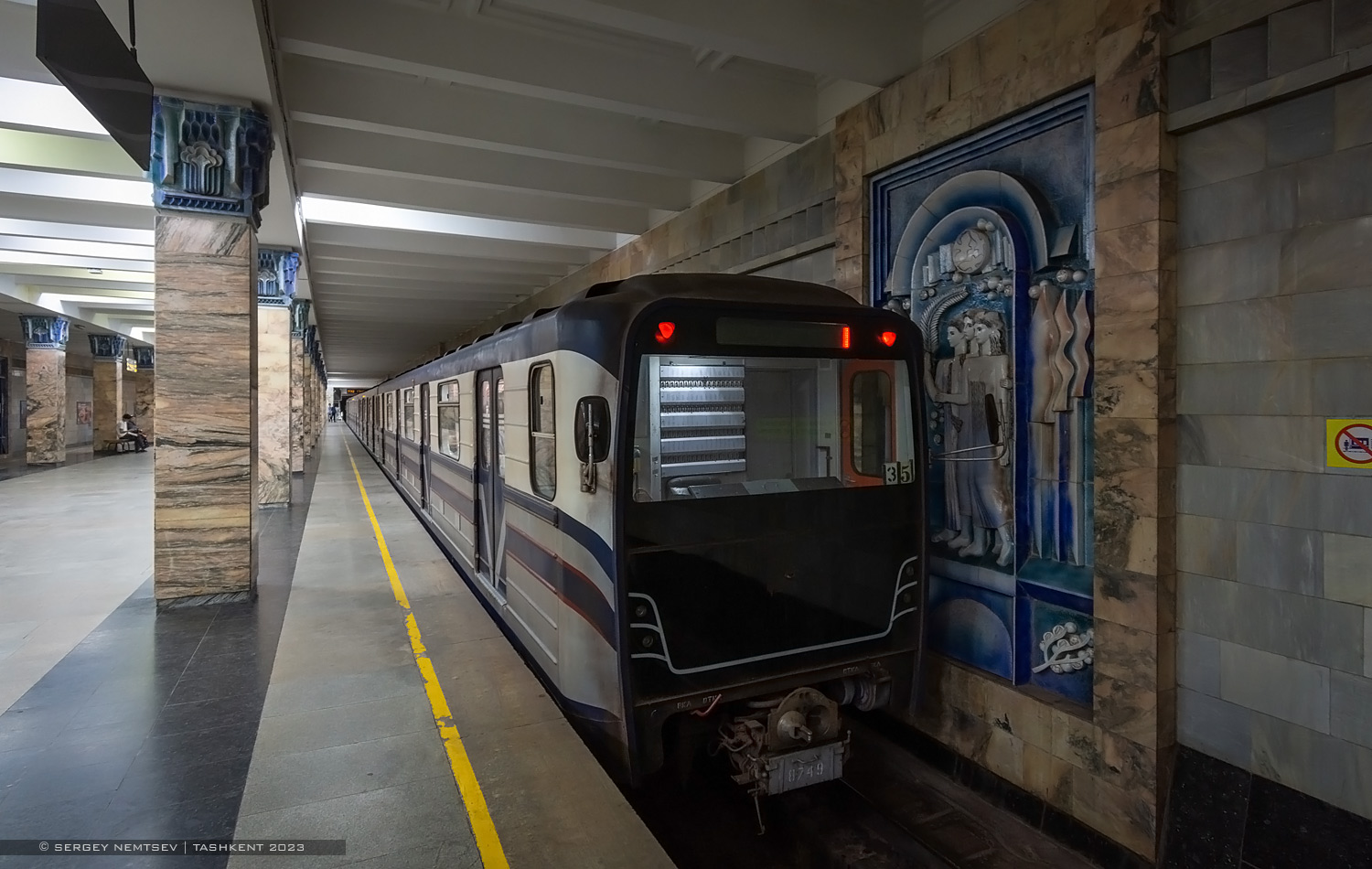 Ташкент, 81-717 (ЛВЗ) № 8749; Ташкент — Метрополитен — Узбекистанская линия