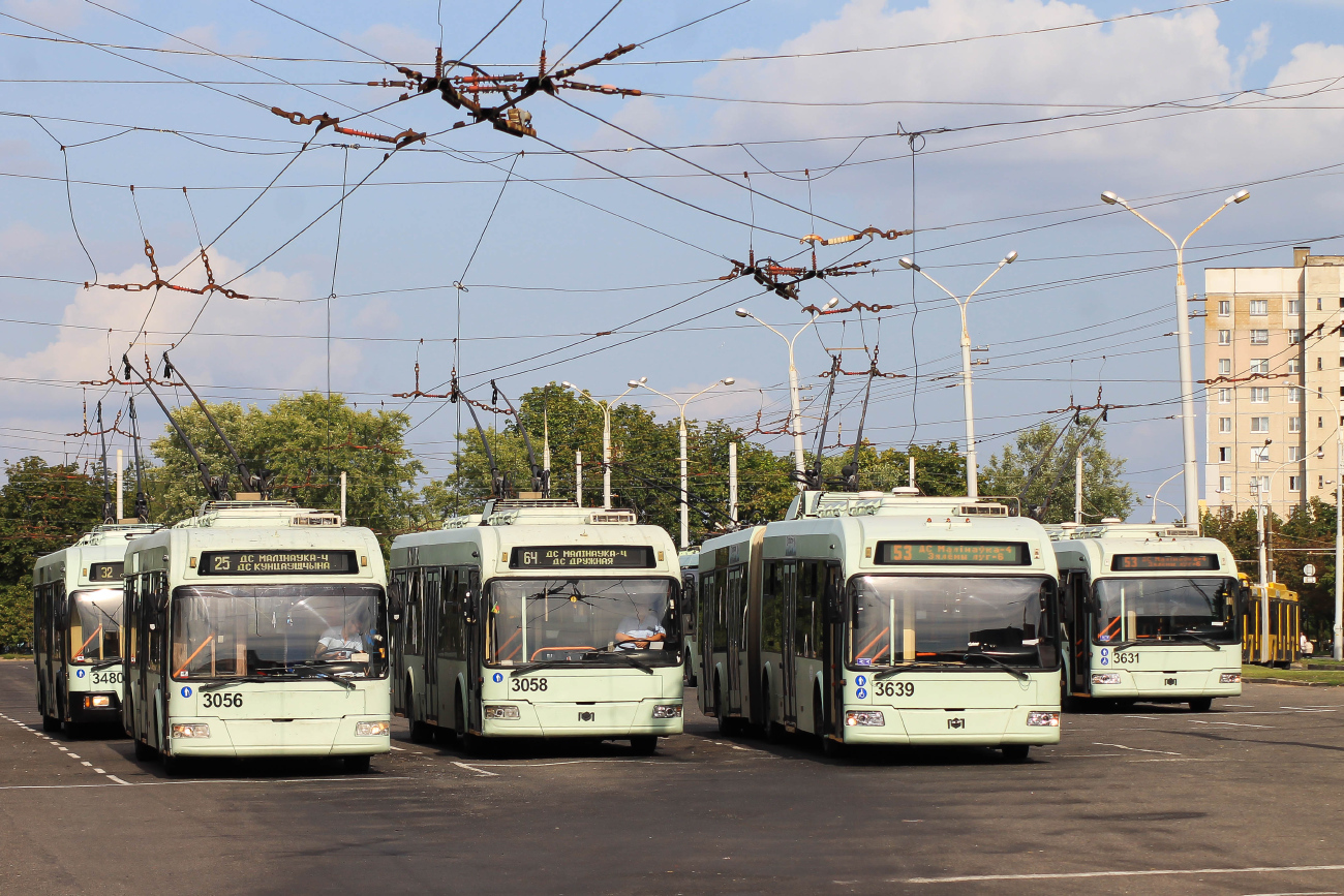 Minsk, BKM 321 # 3056; Minsk, BKM 321 # 3058; Minsk, BKM 333 # 3639