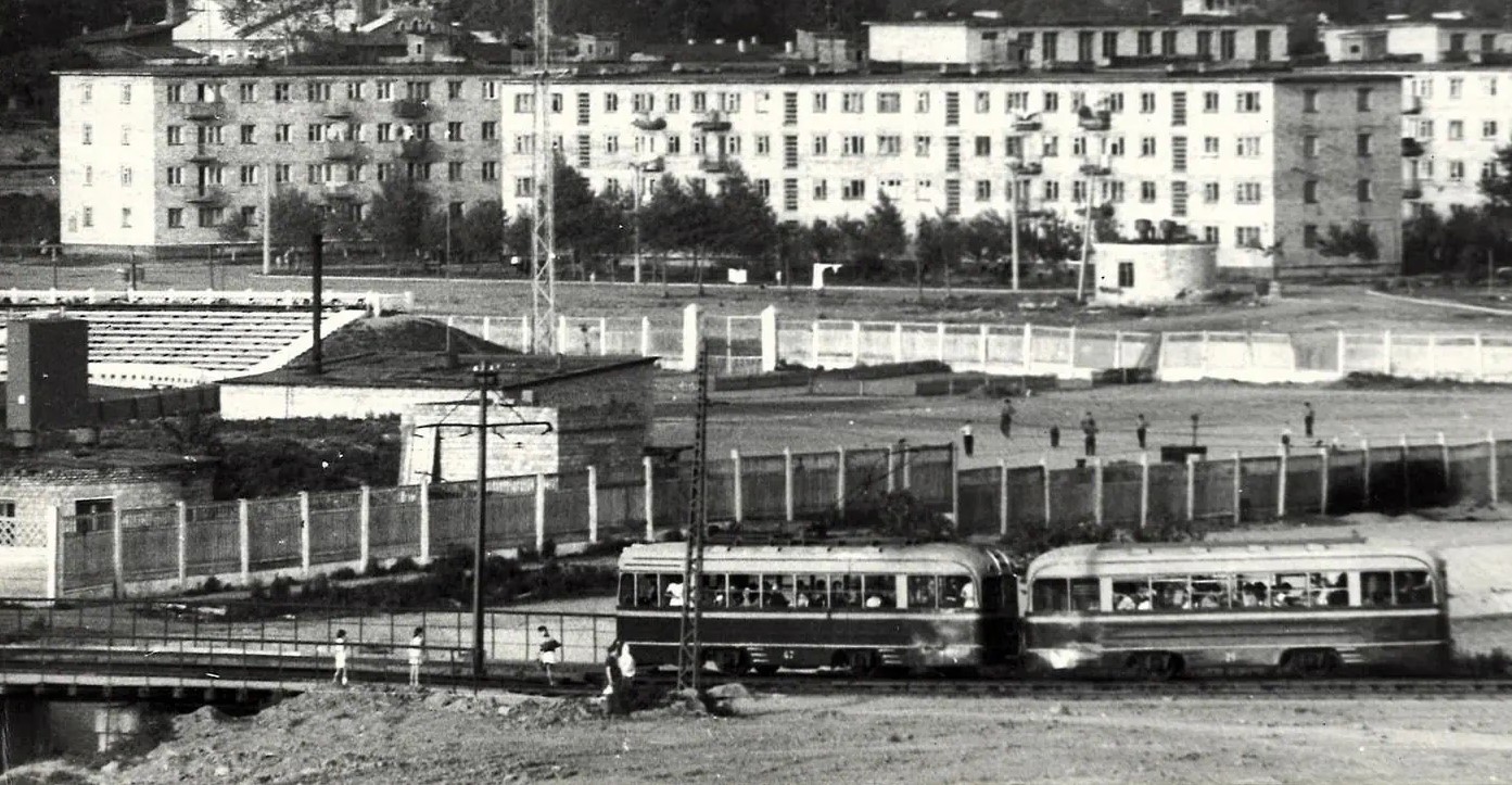 Владивосток, КТМ-1 № 47; Владивосток, КТП-1 № 24; Владивосток — Исторические фотографии — трамвай (1946-1970)