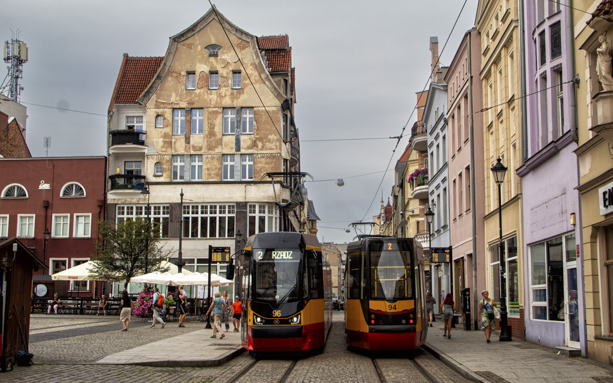 Грудзёндз, Modertrans Moderus Beta MF 28 AC № 96; Грудзёндз, Konstal 805NaMM № 94