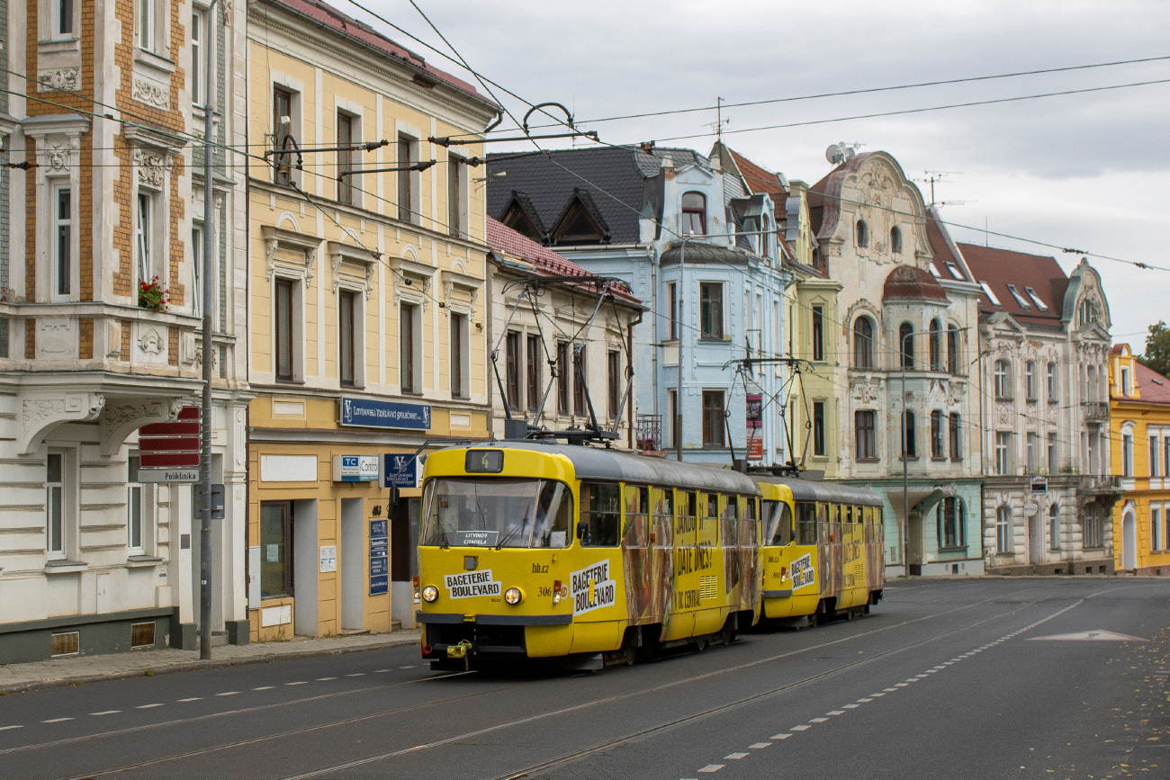 Мост ― Литвинов, Tatra T3M.3 № 306