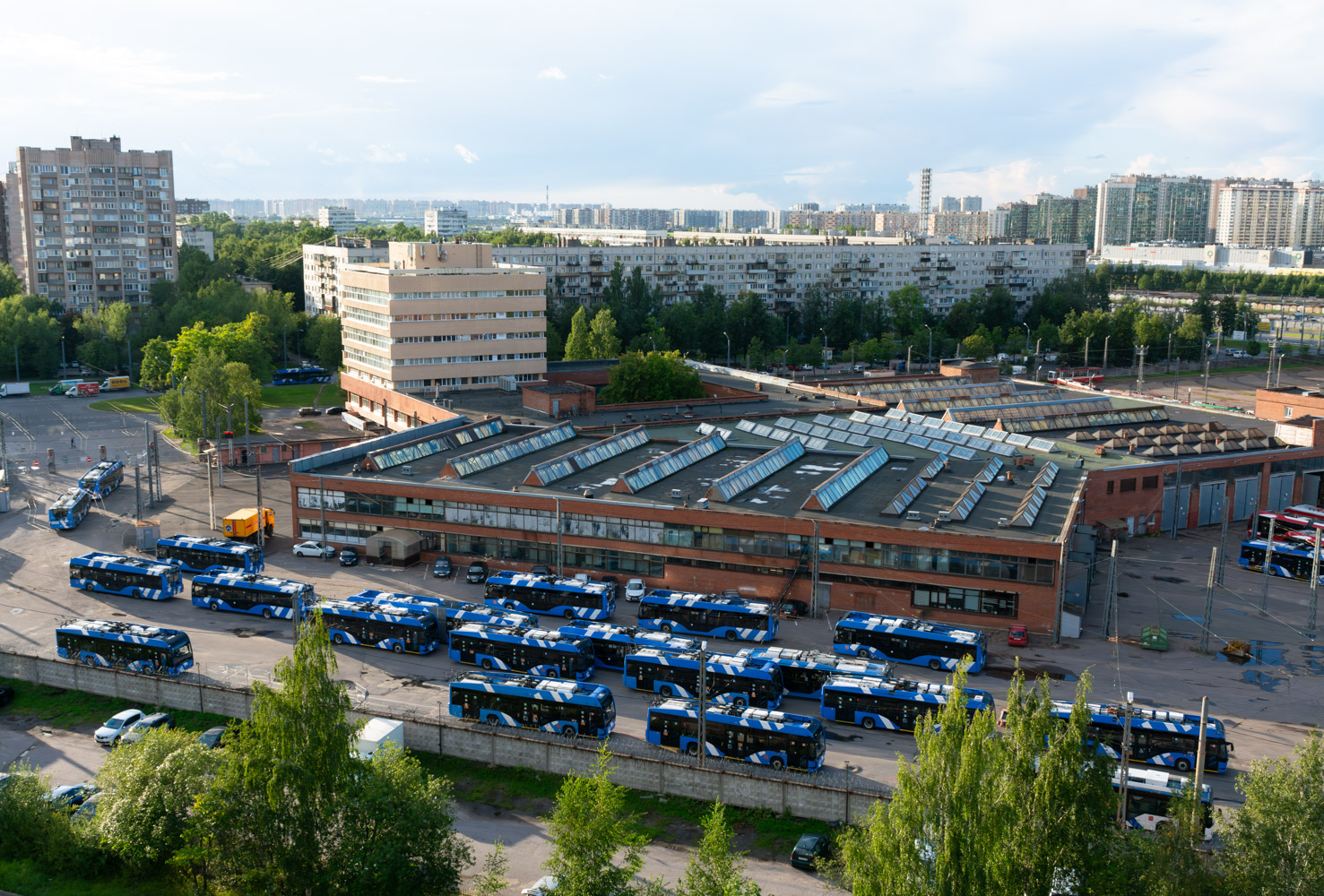 Санкт-Петербург — Совмещённый трамвайно-троллейбусный парк Санкт-Петербург — Совмещённый трамвайно-троллейбусный парк