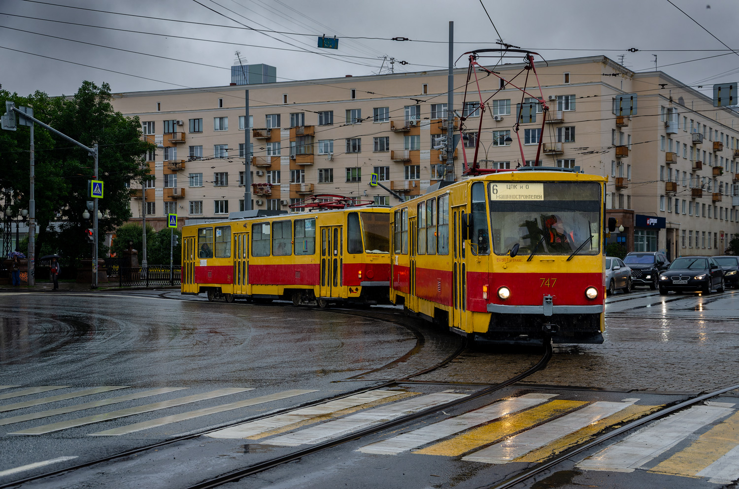 Екатеринбург, Tatra T6B5SU № 747