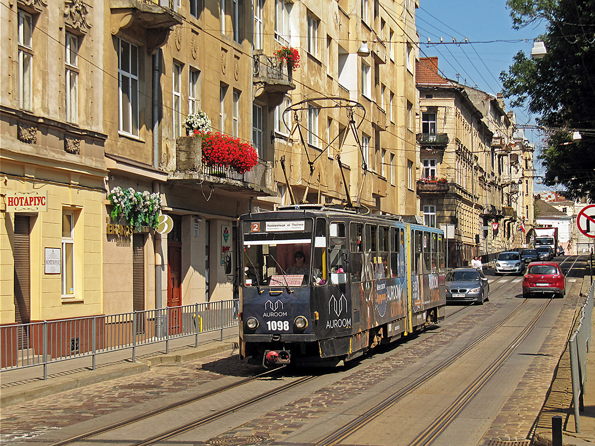 Львов, Tatra KT4SU № 1098