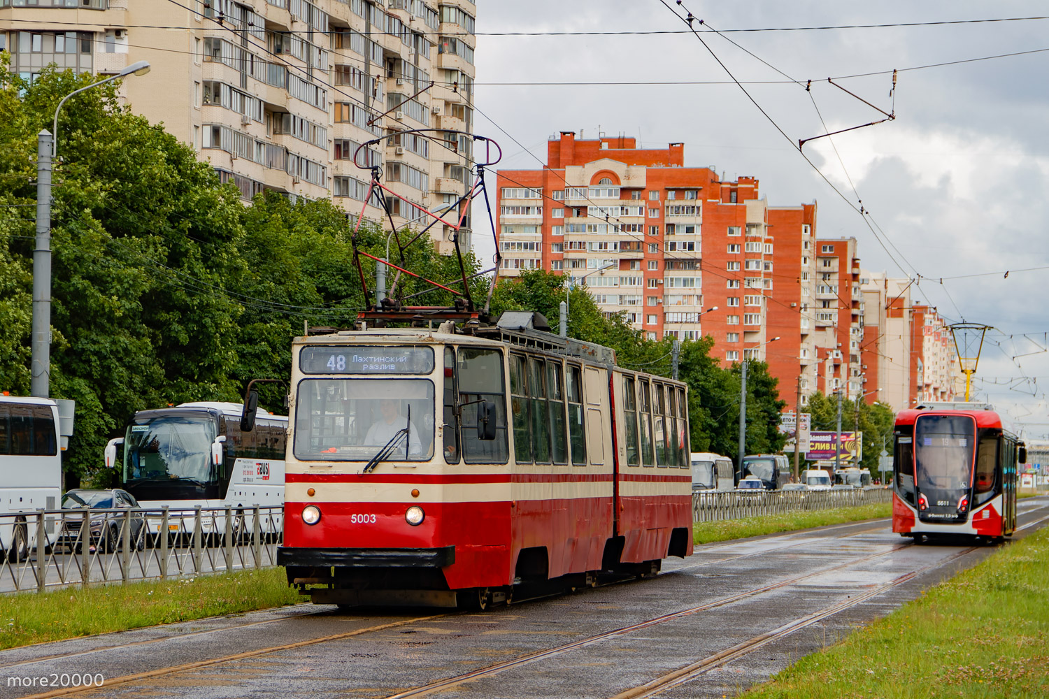 Санкт-Петербург, ЛВС-86К № 5003; Санкт-Петербург, 71-628-02 № 5511