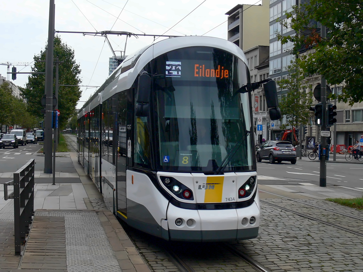 Антверпен, CAF Urbos 100 № 7434