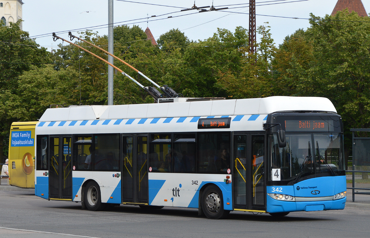 Таллин, Solaris Trollino III 12 AC № 342