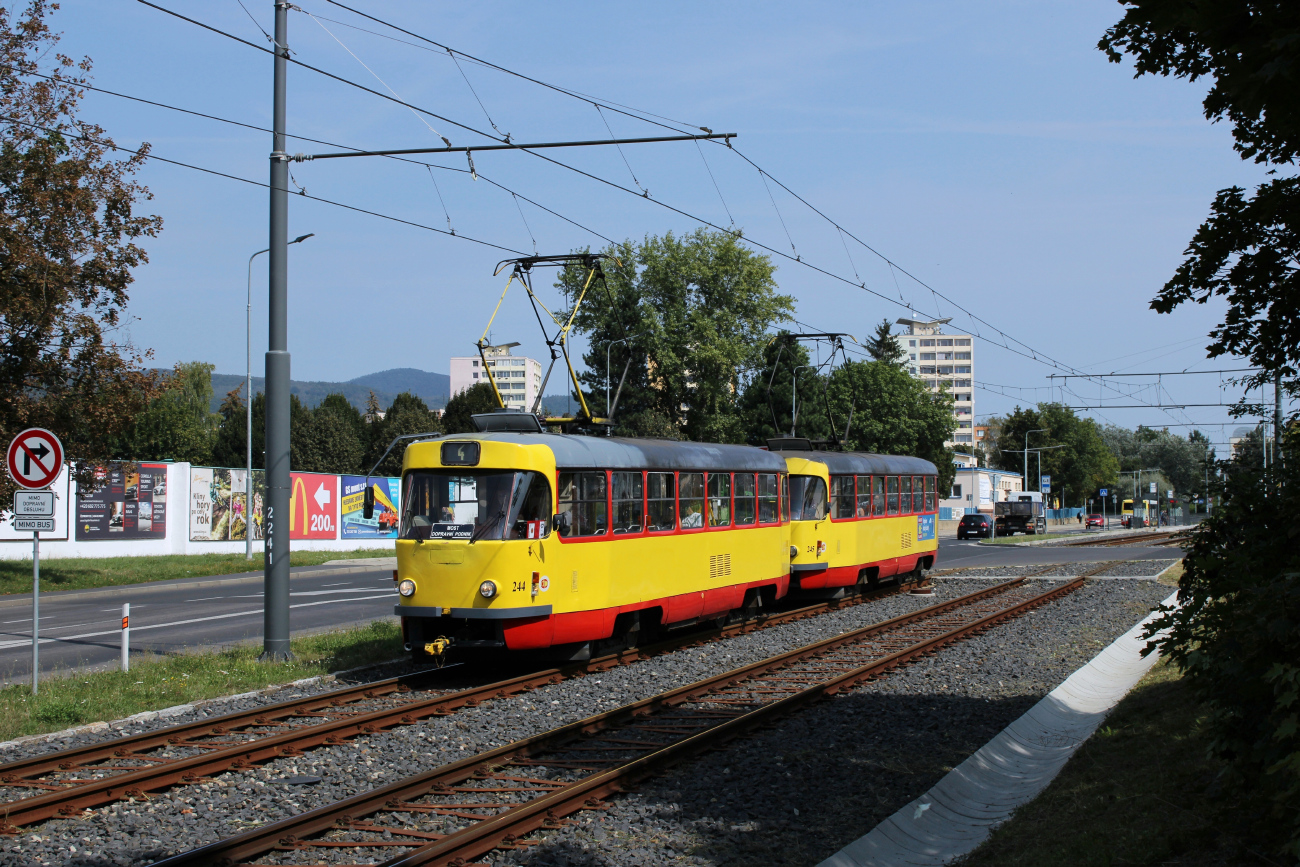 Мост ― Литвинов, Tatra T3M.3 № 244