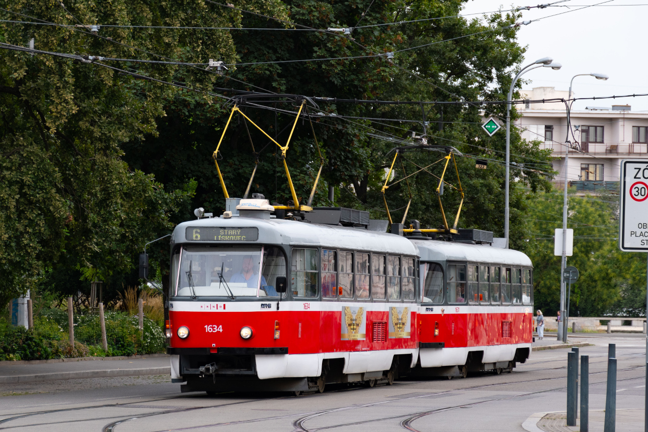 Брно, Tatra T3G № 1634