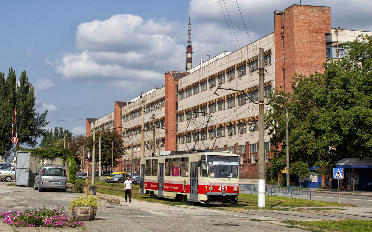 Запорожье, Tatra T6B5SU № 451