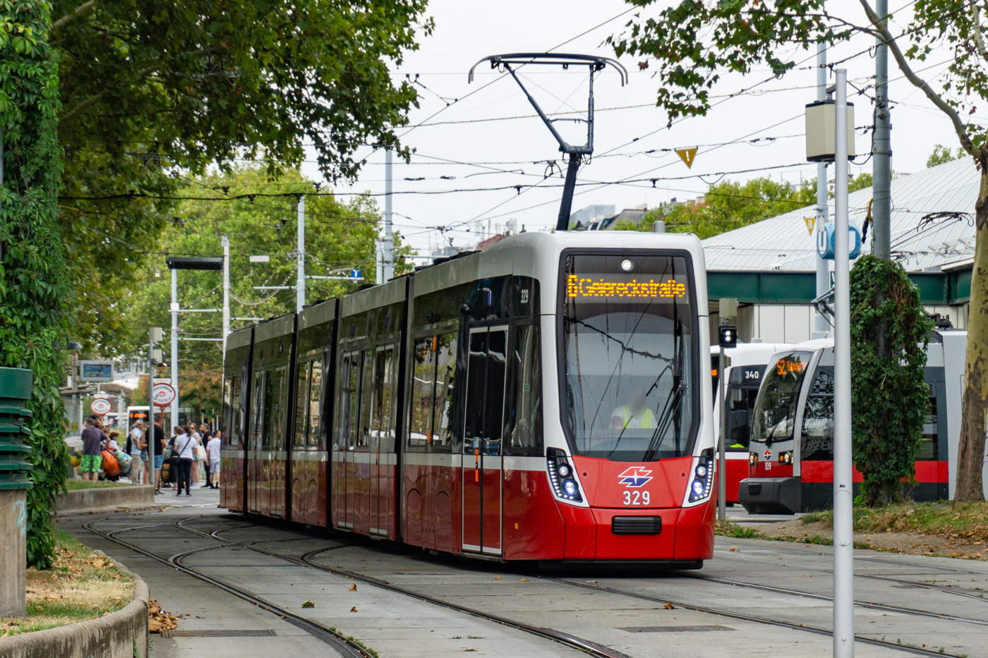 Vienna, Bombardier Flexity Wien (Type D) № 329 Vienna, Bombardier Flexity Wien (Type D) № 329