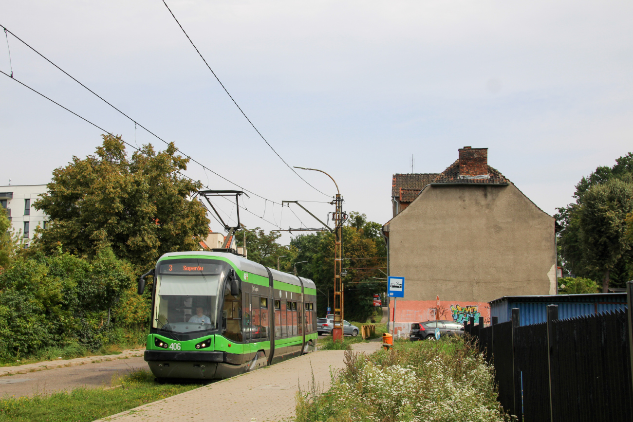 Эльблонг, PESA Tramicus 121N № 406