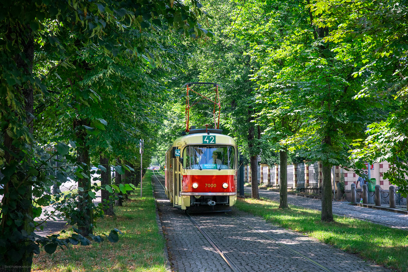 Прага, Tatra K2 № 7000