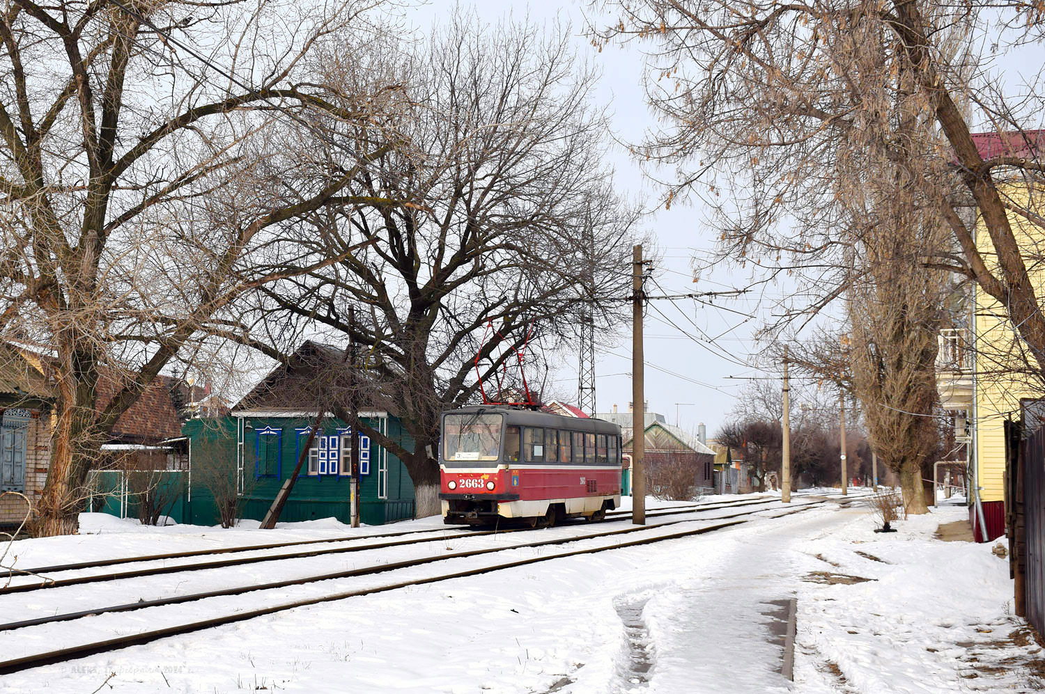 Волгоград, Tatra T3SU мод. ВЗСМ № 2663