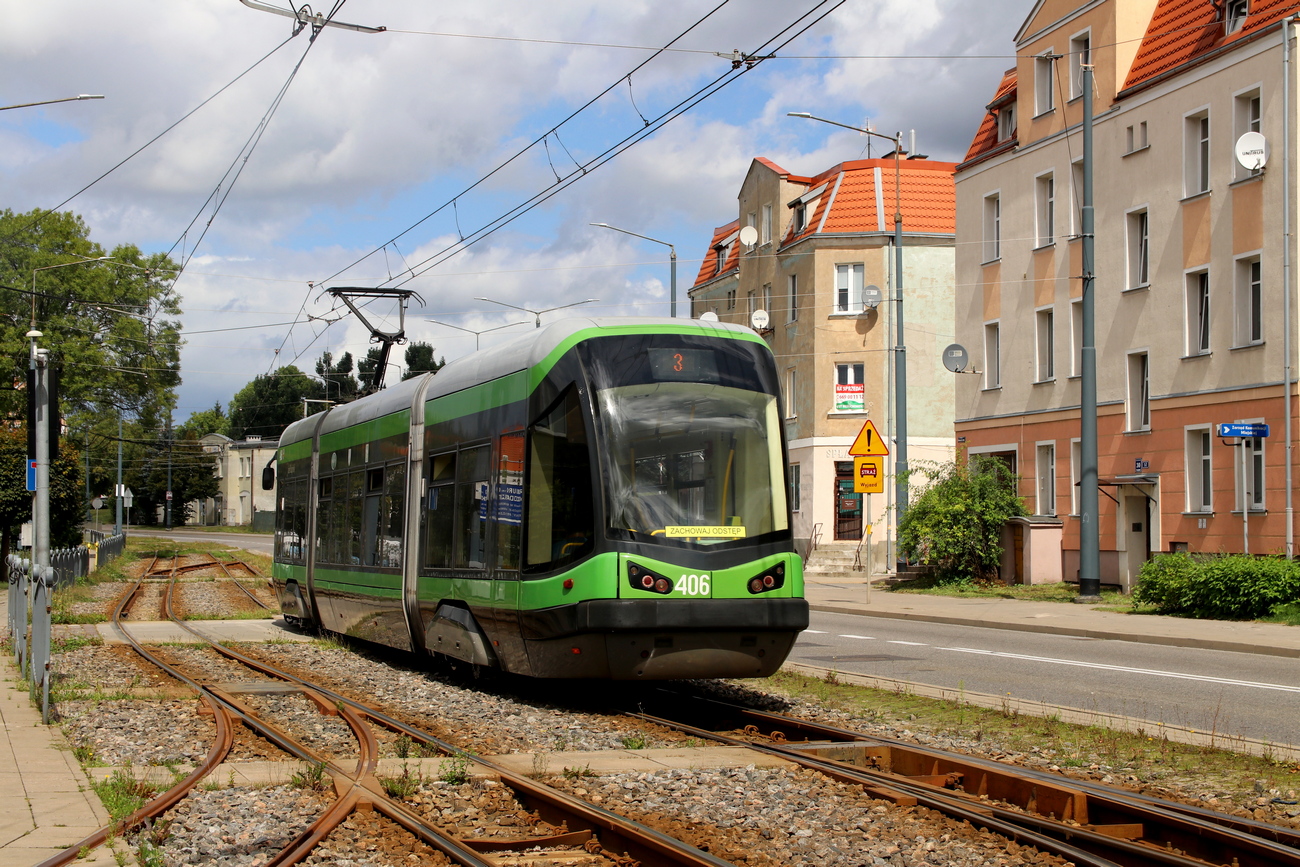 Эльблонг, PESA Tramicus 121N № 406