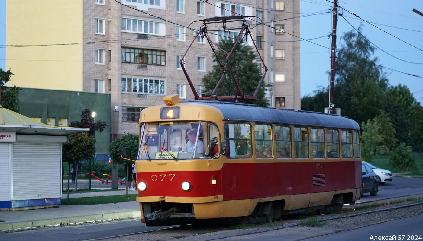 Орёл, Tatra T3SU № 077