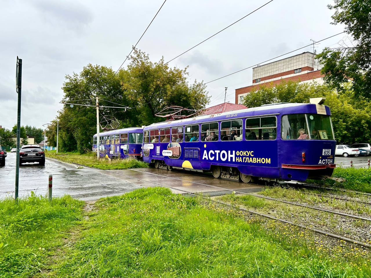 Екатеринбург, Tatra T3SU (двухдверная) № 635