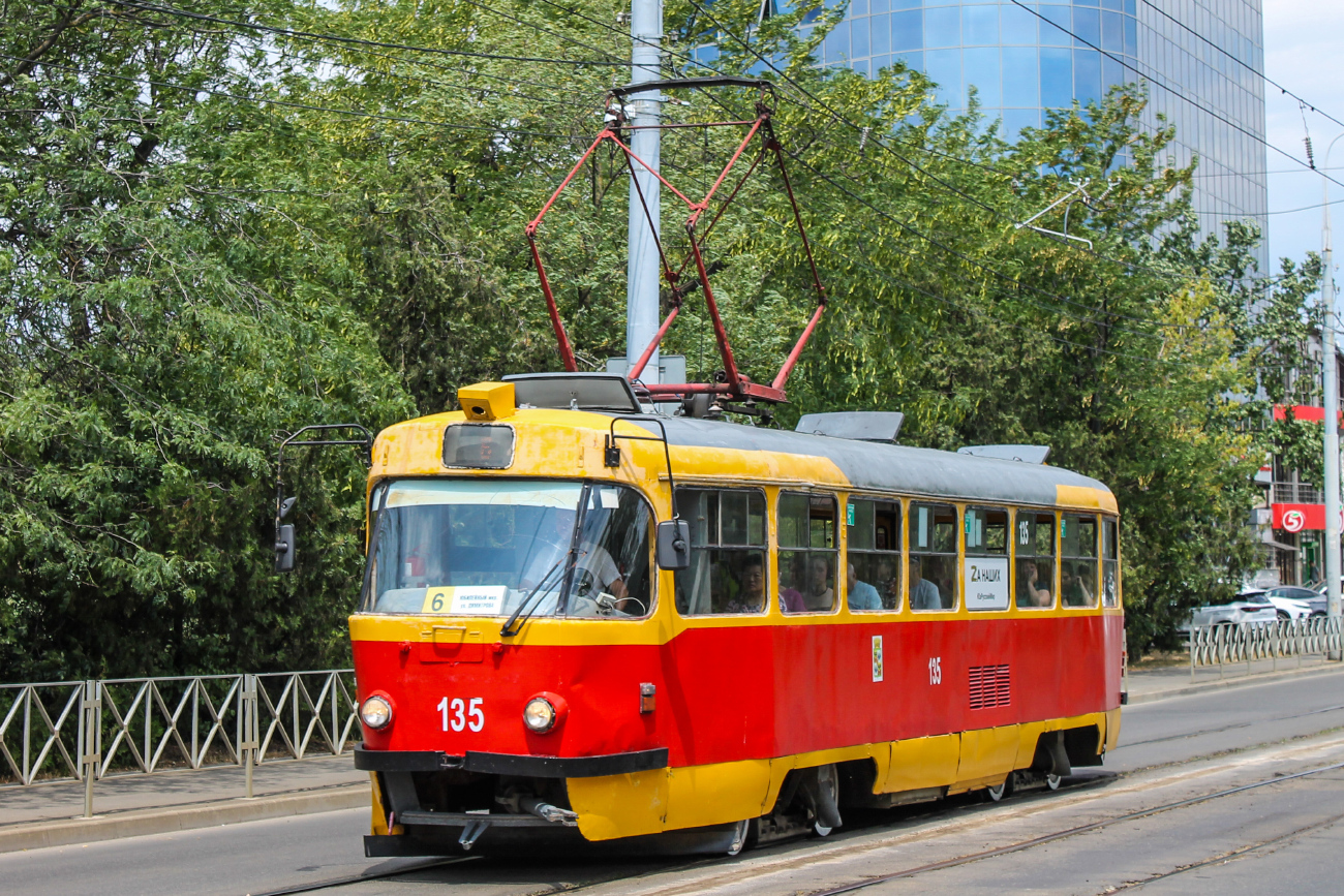 Краснодар, Tatra T3SU № 135