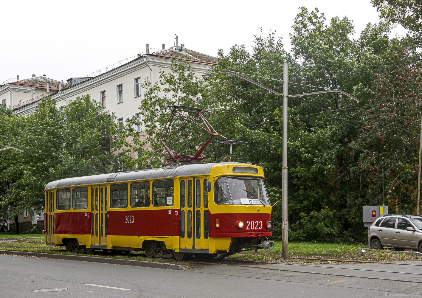 Уфа, Tatra T3D № 2023