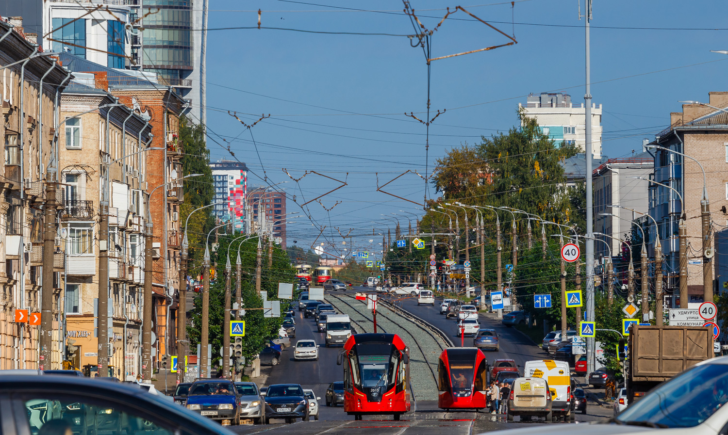 Ижевск — Линии электротранспорта