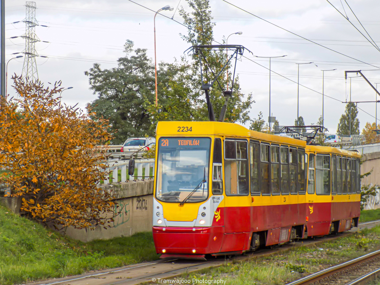 Лодзь, Konstal 805NaND № 2234