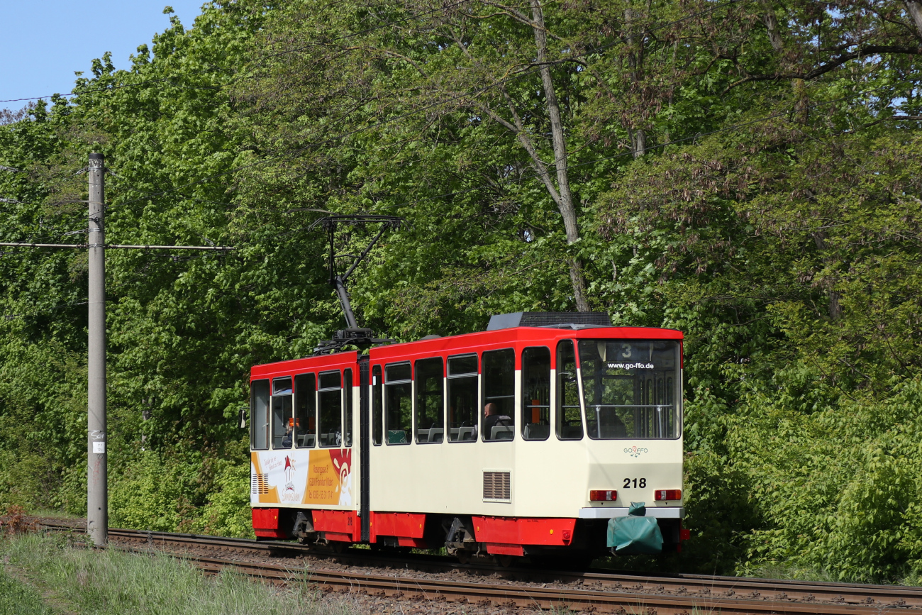 Франкфурт-на-Одере, Tatra KT4DM № 218 Франкфурт-на-Одере, Tatra KT4DM № 218