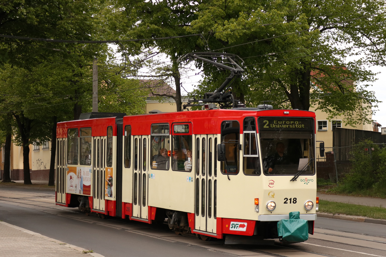 Frankfurt an der Oder, Tatra KT4DM № 218 Frankfurt an der Oder, Tatra KT4DM № 218