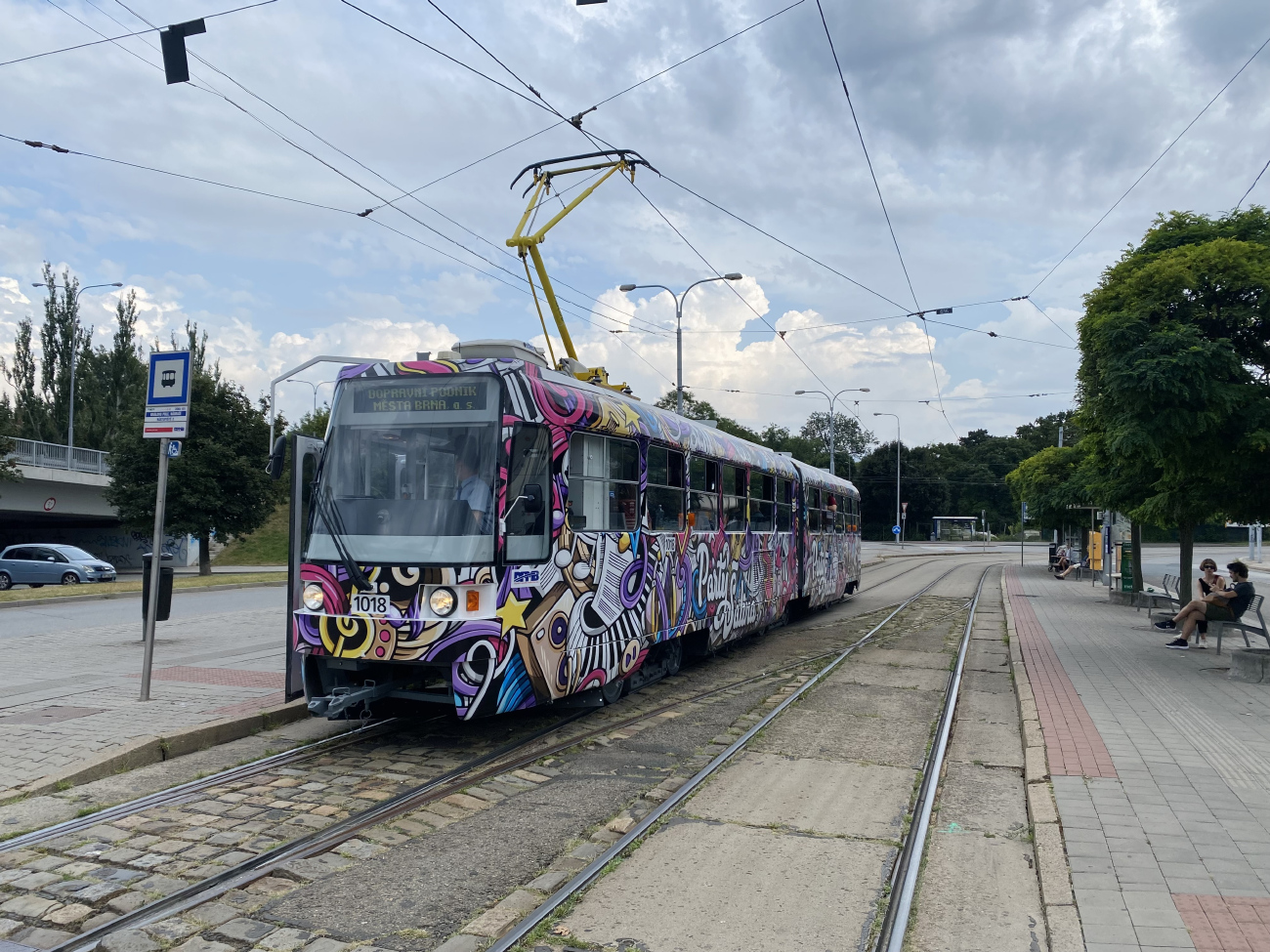 Брно, Tatra K2R-RT № 1018; Брно — Oslavy 155 let MHD v Brně