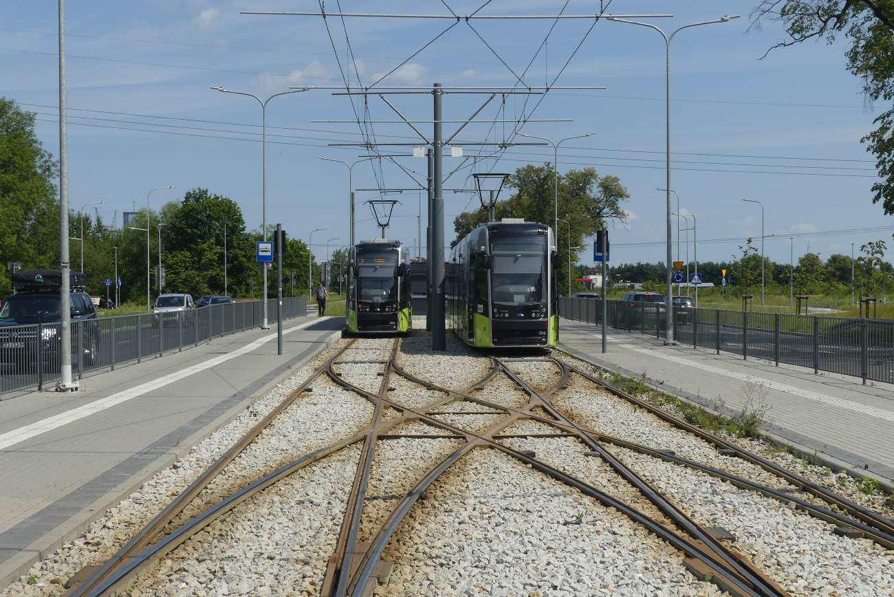 Гожув-Велькопольский — Трамвайные линии и инфраструктура