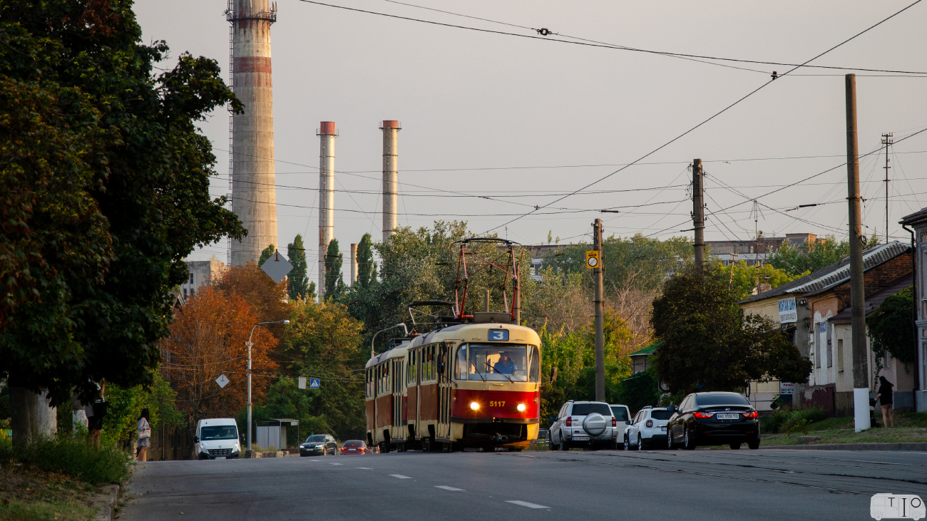 Харьков, Tatra T3A № 5117