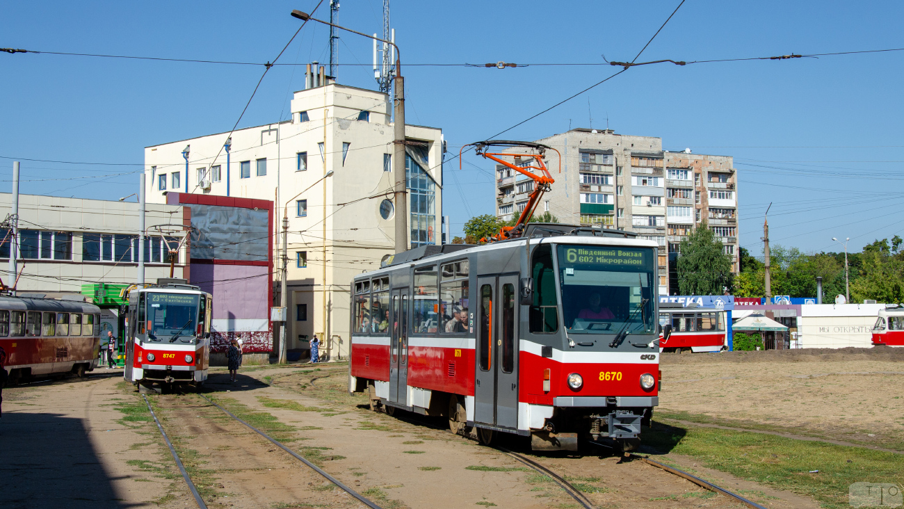 Харьков, Tatra T6A5 № 8670
