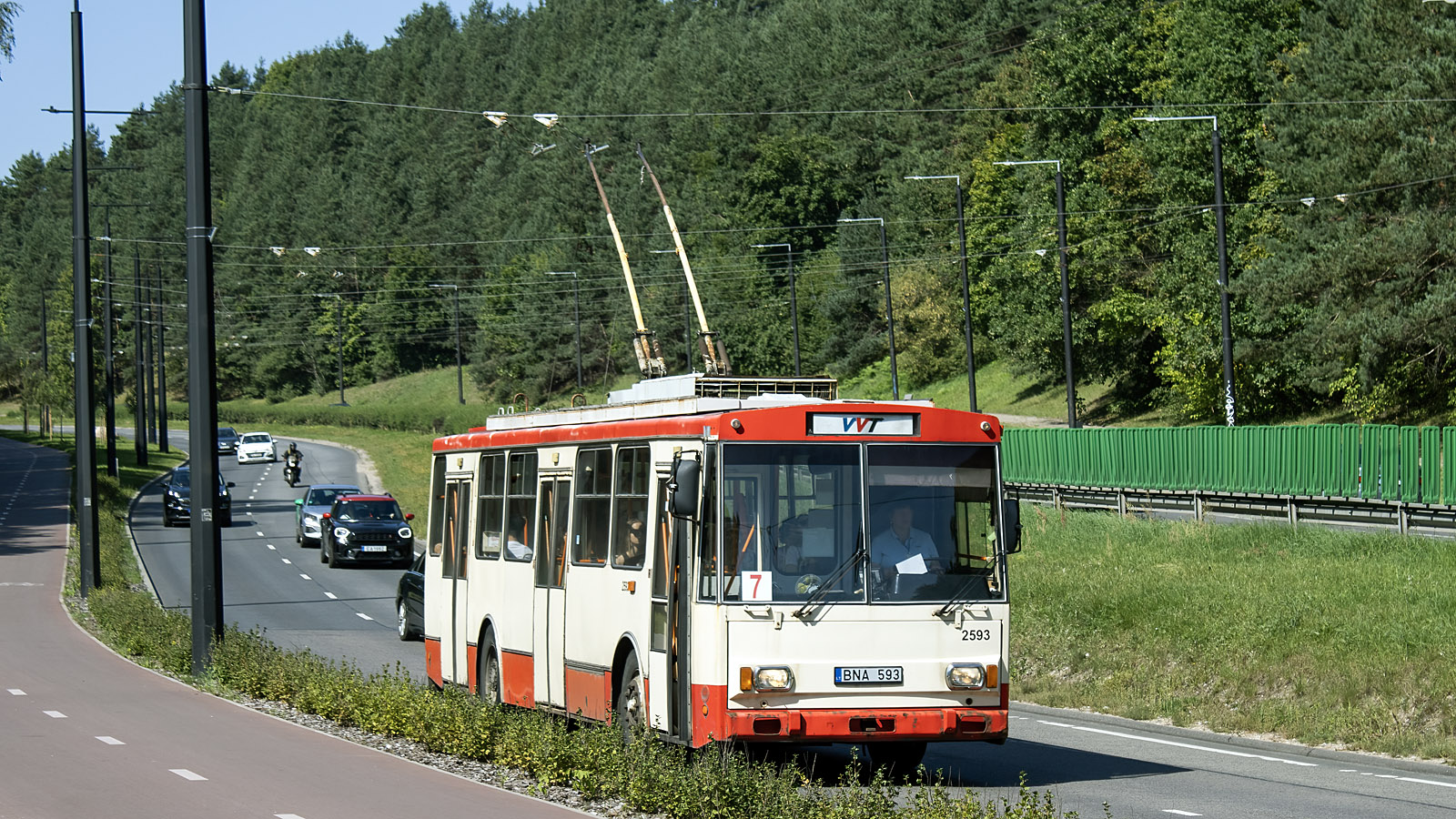 Вильнюс, Škoda 14Tr13/6 № 2593