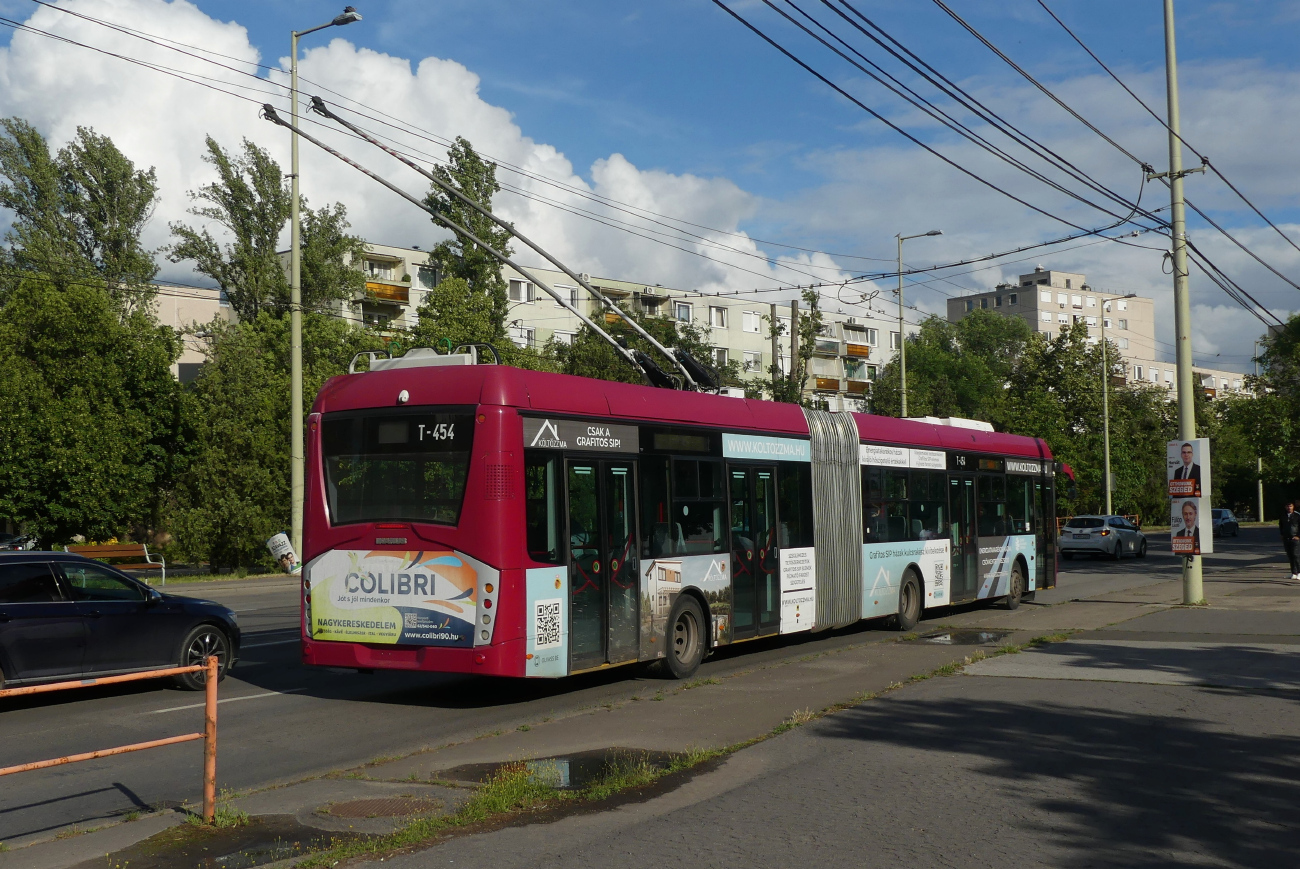 Сегед, Ikarus-Škoda Tr187.2 № T-454 Сегед, Ikarus-Škoda Tr187.2 № T-454