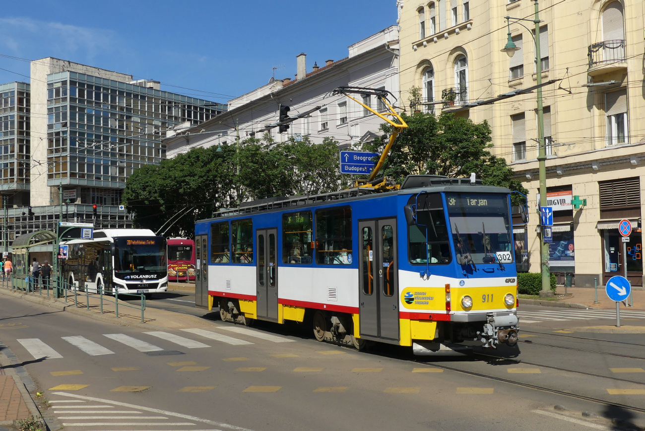 Szeged, Tatra T6A2 Nr. 911